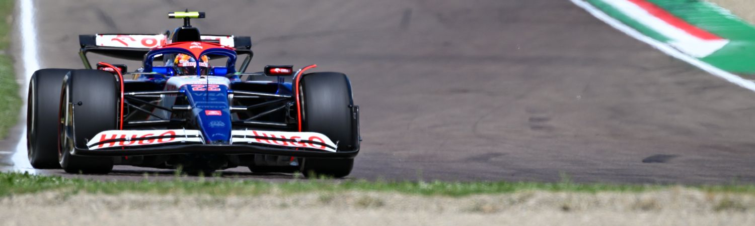 auto de Formula 1 en el GP de Emilia Romagna